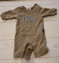 POLO ベージュロンパース 50-60cm