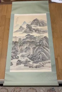 期間限定！掛け軸 3本セット 竹斎書図 彩色春景 鴛鴦 値下げ】期間限定！レア⁉︎ 掛け軸 3本セット 竹斎書図 彩色春景 鴛鴦