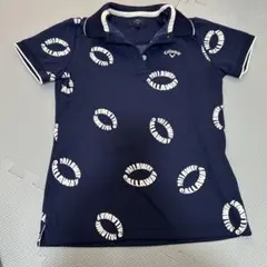 Callaway ネイビー ポロシャツ レディース