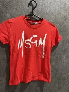 MSGM KIDS ロゴプリント Tシャツ レッドのサムネイル
