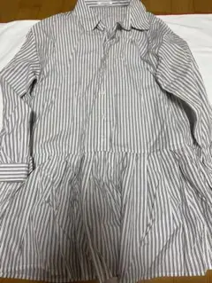 OLIVE des OLIVE ストライプシャツワンピース F