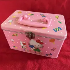 【新品未使用】レトロ　レア　HELLO KITTY キティちゃん　缶バッグ Yahoo!オークション - 【昭和レトロ】サンリオ ハローキティ 缶バッグ