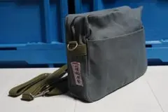 激レア 未使用 旧一澤帆布 ショルダーバッグ アイスグレー バッグ 帆布