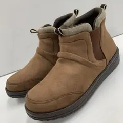 新品★レディース★23.5cm★軽量 フェイクスエードブーツ 茶色 9886