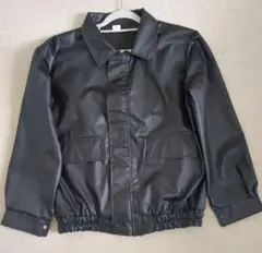 シングルライダースジャケット ブラック