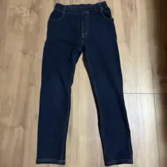 デニム風 ロングパンツ 120 無印　ストレッチのサムネイル