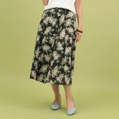 アナトリエ　リバティアーカイブライラック柄スカートのサムネイル