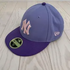 NEW ERA ヤンキース　キャップ　59fifty パープル