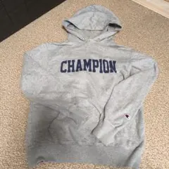 Champion グレー フード付きパーカー