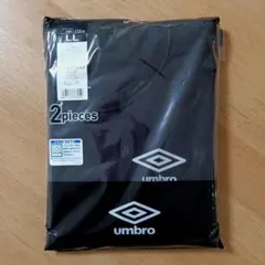 グンゼ　アンブロ　半袖Tシャツ　LLサイズ　2枚入り　クルーネック　黒　インナー