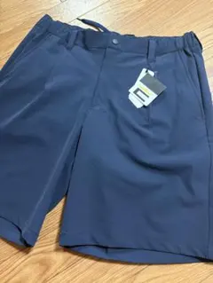 【新品タグ付き】 HYPEGOLF スエードタッチ　ハーフパンツ L 黒 新品タグ付き】 HYPEGOLF スエードタッチ ハーフパンツ L 黒 - メルカリ