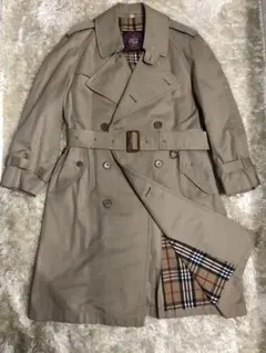 J.PRESS　ジェイプレス トレンチコート　ベージュ　ロングコート　チェック