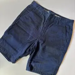 NANO universe ショートパンツ ネイビー ボタニカル柄のサムネイル