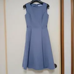 エムプルミエブラック　ノースリーブ Aラインワンピース