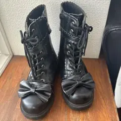 編み上げブーツ 七五三 卒園式 袴 17センチ