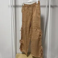 スリット カジュアルパンツ