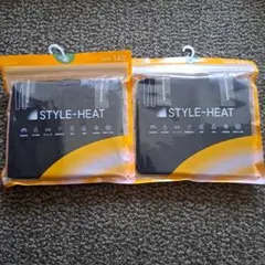 【新品未使用】GU　KIDSスタイルヒートレギンス　140㌢×２セット