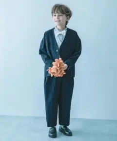 120 フォーマル ノーカラージャケット セットアップ　デビロック