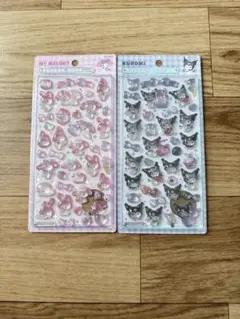 サンリオ ボンボンドロップシール 2種セット マイメロ クロミ