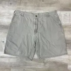 Carhartt ダック ワークショーツ ハーフパンツ W40 ライトグレーのサムネイル