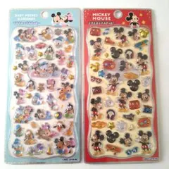 【正規品】プチドロップステッカー　ディズニー　ミッキーマウス　ベビーミッキー