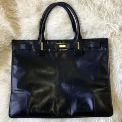 GUCCI/レザー トートバッグ ビジネスバッグ■黒/ブラック*男女OK