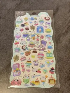 p*e様 シマエナガ　スイーツ　シール　ラメ　グリッター ポップシール　クーリア