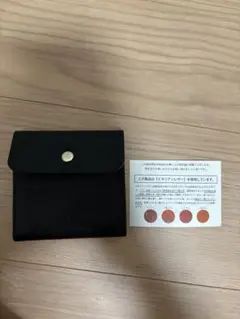 RafiCaro本革　ブラック三つ折り財布