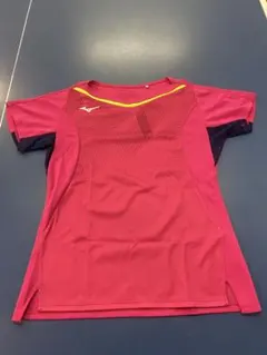 MIZUNO卓球ウェア ピンク ストライプ