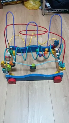 木製 ビーズコースター 知育玩具のサムネイル