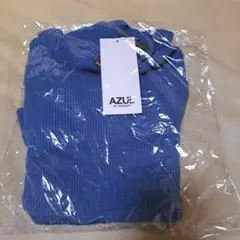 AZUL by moussy ブルーリブセーター