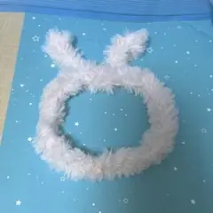 ピンクうさみみ　ヘアバンド