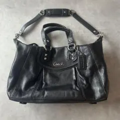コーチCoach！ヴィンテージ2wayショルダートートバッグy2kブラック