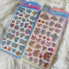 エンジェルブルー ボンボンドロップシール 風 2枚 かたいシール