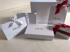 Dior ギフトボックス 紙袋セット ホワイト