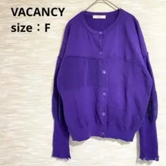 バカンシー VACANCY パッチワークダメージニットカーディガン【F】1344のサムネイル