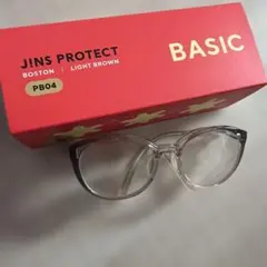 JINS PROTECT PB04 ボストン型 ライトブラウン