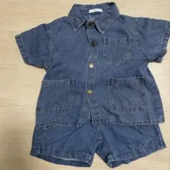 デニムセットアップM