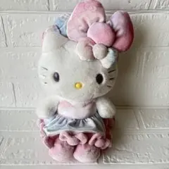 キティ　アニバーサリー　バースデー　リボン　ぬいぐるみ　50周年