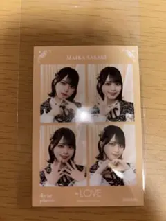 佐々木舞香 4カット フォトカード vol.2 イコラブ ＝LOVE - メルカリ