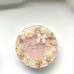 【再販×】レジン　ヘアゴム　ドライフラワー　リボン