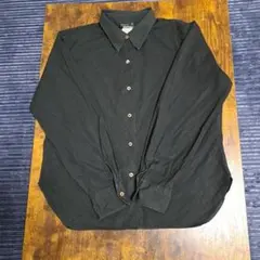 agnis b. 100%コットン 長袖シャツ 黒