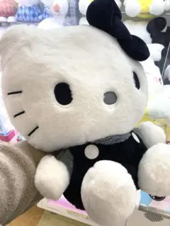 ハローキティ　モノクロドールGJ ぬいぐるみBIG