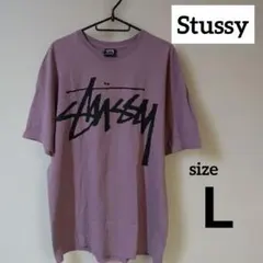 Stussy パープル Tシャツ メンズ Lサイズ