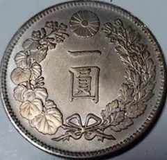 500円スタート】明治37年 一圓銀貨 日本古銭 735⑨ - メルカリ