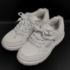 moonstar Ni-MO 子供用 スニーカー 19cm 紐靴 白 ホワイト