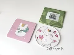 夏目友人帳 コラボカフェ 特典コースター ニャンコ先生 2種 - メルカリ