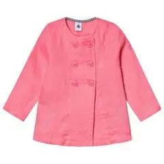 【新品未使用】プチバトー/ スプリングジャケット 女の子用　ピンク