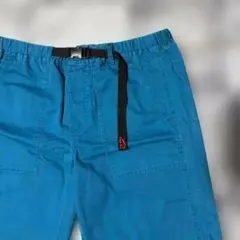 MOVE ACTIVE COTTON ショートパンツ ベルト付　半ズボン　青　Lのサムネイル
