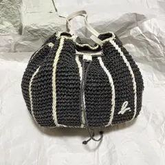 レア【agnes b.】〈アニエスベーボヤージュ〉 かごバッグ / 巾着バッグ